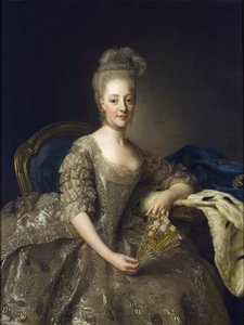Retrato de Hedwig Elisabeth Charlotte de Holstein-Gottorp (1759-1818) de Alexander Roslin