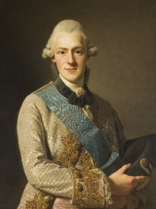 Sueco: Fredrik Adolf, 1750-1803, Príncipe de Suecia, hermano de Gustavo III Duque Fredrik Adolf, hermano de Gustavo III de Alexander Roslin