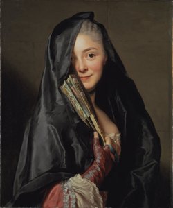 La dama con el velo, la esposa del artista, 1768