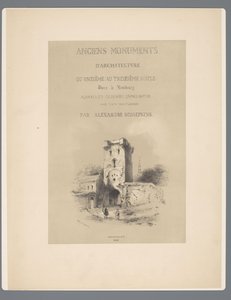 Poort naar Visé te Tongeren Monumentos antiguos de arquitectura desde el siglo XI hasta el siglo XIII en Limburg (título de la serie sobre el objeto) de Alexander Schaepkens