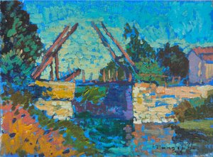 El animado puente sobre el canal