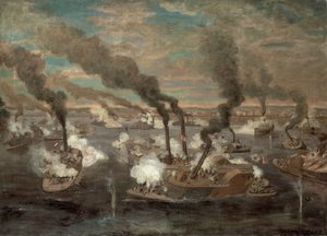 Gran batalla naval de Memphis, Tennessee el 6 de junio de 1862