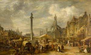 Una feria escocesa, c.1834 de Alexander Snr Fraser