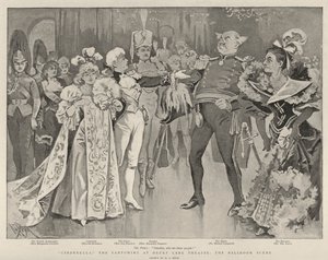Cenicienta, el Pantomima en el Teatro Drury Lane, la escena del baile
