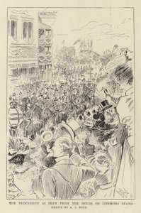 La procesión vista desde la tribuna de la Cámara de los Comunes de Alexander Stuart Boyd