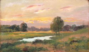 On The Brandywine (óleo sobre lienzo) de Alexander Theobald van Laer