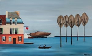 Barco de remos de Village Waterside de Alexander Trifonov