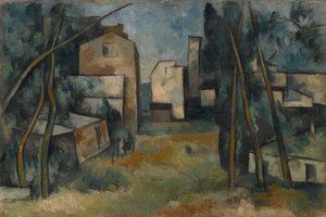 Afueras de una ciudad, 1919 de Alexander Vasilyevich Shevchenko