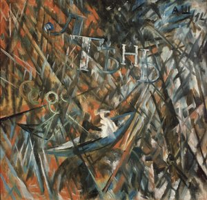 Composición rayonista. Ociosidad y sombra, 1914 de Alexander Vasilyevich Shevchenko