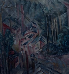 La Ciudad, 1919 de Alexander Vasilyevich Shevchenko