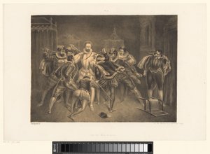 Asesinato de Enrique de Guisa
Muerte de Henrij de Guijse (título en el objeto) de Alexander Ver Huell (signed by artist)
