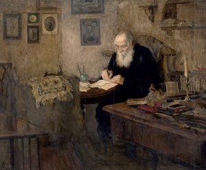 Retrato de León Tolstoi