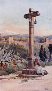 Cruz de camino, cerca de Granada