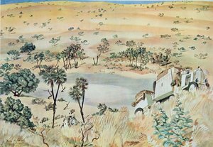 A la salida de un Kpro (Cuvette) región del Tehad, de Dessins et Peintures d