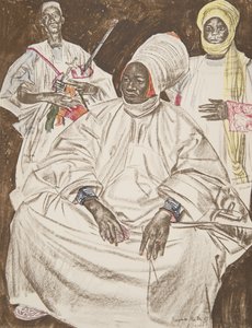 Barma Mata, Sultán de Zinder, de Dessins et Peintures d