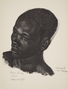 Ialingede, raza Mandja. (Fort Lamy), de Dessins et Peintures d