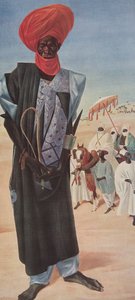 Magemma, jefe de los caballeros del Sultán Sery ussa de Maradi, territorio del Níger, de Dessins et Peintures d