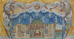 Diseño de escenario de Alexander Yakovlevich Golovin