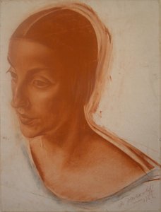 Bailarina Alexandra Balashova, 1887-1979, 1923 de Alexander Yevgenyevich Yakovlev