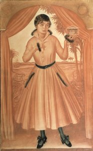 Retrato de la esposa del artista, c. 1917