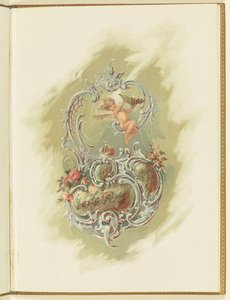 Programa para el ballet La Perla de Marius Petipa y Riccardo Drigo, 1896 de Alexander von Hohen