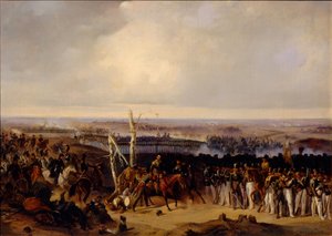 El Regimiento Izmailovsky en la Batalla de Borodino 1812, años 1840
