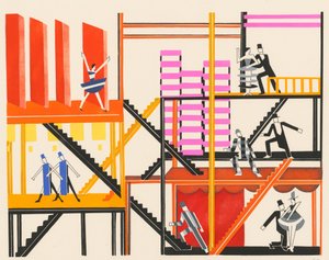 Diseño escénico del portafolio Décors de Théâtre, 1930
