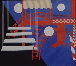 Diseño de escenario Revue para la Edición Décors de Théâtre, 1927