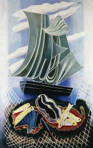 El barco; Le Bateau, c.1936 (óleo sobre lienzo)