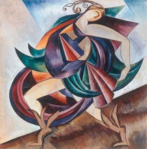 Figurilla de la representación Moscú, Teatro Kamerny, 17 de mayo de 1921 de Alexandra Alexandrowna Exter