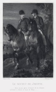 Le Secret De Javotte (grabado) de Alexandre (after) Bida