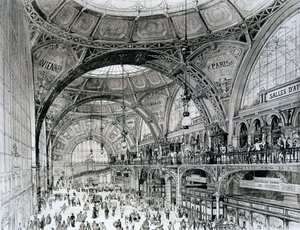 Estación Central, Bucarest, Rumania, de Orientalisme et Architecture Contemporaine de Alexandre Auguste Louis Marcel