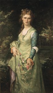 Christina Nilsson como Ofelia de Alexandre Cabanel