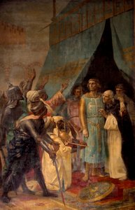 Séptima Cruzada: el rey Luis IX (San Luis) (1214-1270) en Jerusalén de Alexandre Cabanel