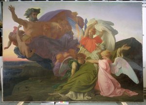 La muerte de Moisés, 1851 de Alexandre Cabanel