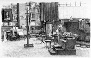 El Estudio, c1880-1882 de Alexandre Cabanel