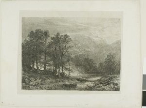 Paisaje alpino de Alexandre Calame