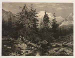 Corriente alpina de Alexandre Calame