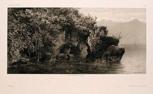 A orillas del lago de Ginebra de Alexandre Calame