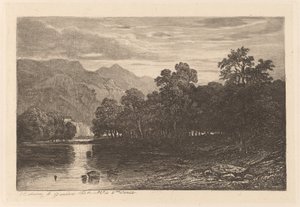Río de montaña de Alexandre Calame