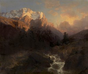 El Wetterhorn de Alexandre Calame