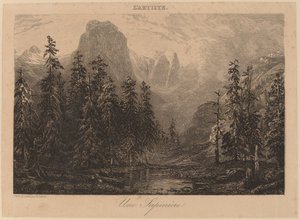 Un abetal de Alexandre Calame
