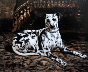 Retrato de un dálmata