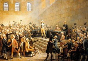 Asamblea de los notables del Dauphiné, Francia, el 21 de julio de Alexandre Debelle