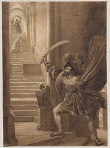 Francisco I blandiendo una espada de Alexandre Evariste Fragonard