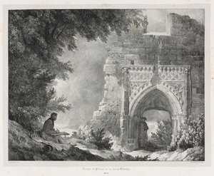 Viajes pintorescos y románticos en la antigua Francia: Ruinas del Palacio de la Reina Blanca