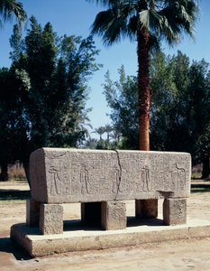 Egipto, El Cairo, Menfis Antigua, Sarcófago grabado de Nicolas Toussaint Charlet