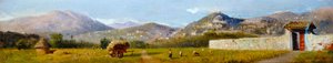 Paisaje toscano de Nicolas Toussaint Charlet