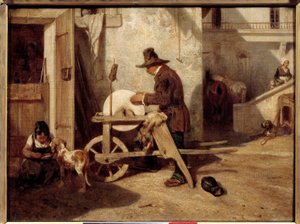 El afilador de Alexandre Gabriel Decamps