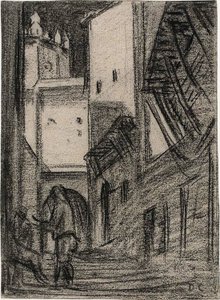 Escena Callejera del Norte de África de Alexandre Gabriel Decamps